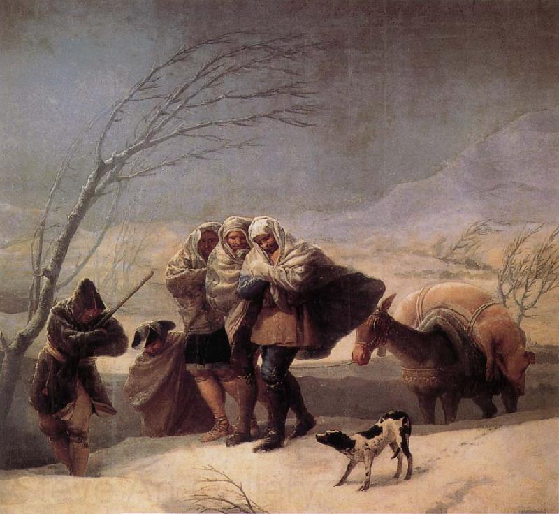 Francisco Goya Winter Spain oil painting art